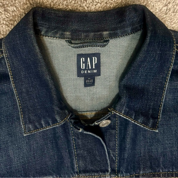 GAP Women’s Dark Wash Denim Icon Jacket - Size XL - NWOT - Picture 3 of 5